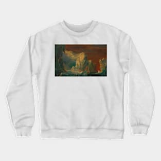 Iceberg Fantasy by Frederic Edwin Church Crewneck Sweatshirt